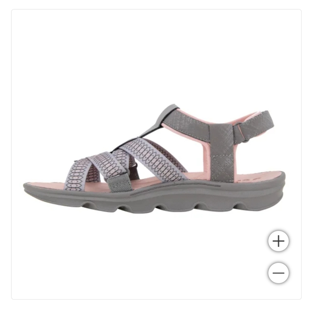 New! Jsport Jambu Kaia Ladies' Women Girls Strap Sandal‎ Adjustable Gray Size 11 - Picture 8 of 12